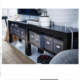 【新品未開封品】IKEA LACK ラック テレビ台　ブラック　90x26x45 cmの画像