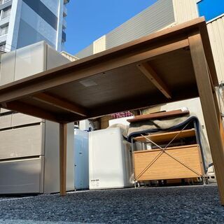シンプルデザインが個性的！【愛品館 江戸川店】　無印　良品計画　ダイニングテーブル5点セット　ダイニングセット　ID:152-007744-007　配送可＆代引き配送可の画像