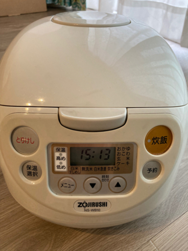 (9/11まで)炊飯器 ZOJIRUSHI 5合炊き