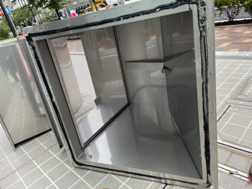 ステンレス　防火ダンパー付き　ウェザーカバー　600角