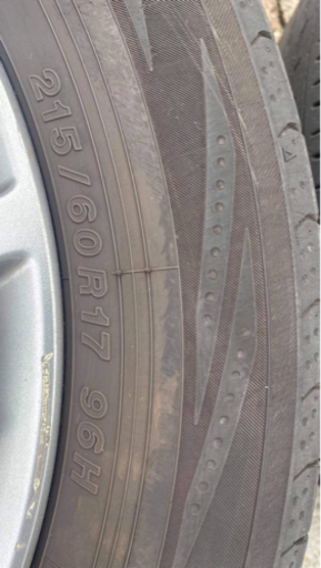 ホンダエリシオンタイヤ215/60 R17セット