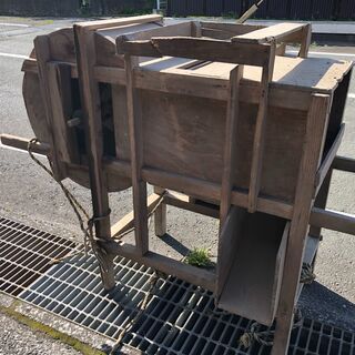唐箕（とうみ）当時物のレトロな農機具
