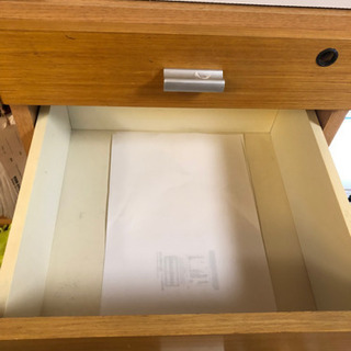 無料　0円　木製3段引き出しの画像