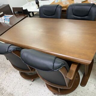 高級感が満載！【愛品館 江戸川店】ダイニングテーブル5点セット　ダイニングセット　ID:152-007749-007　配送可＆代引き配送可の画像