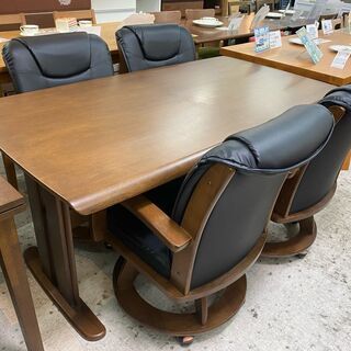 高級感が満載！【愛品館 江戸川店】ダイニングテーブル5点セット　ダイニングセット　ID:152-007749-007　配送可＆代引き配送可の画像
