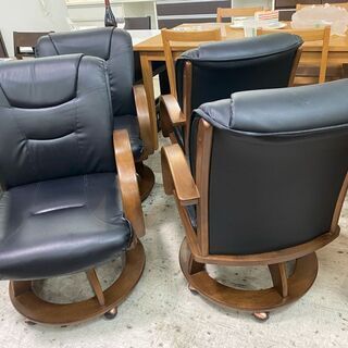 高級感が満載！【愛品館 江戸川店】ダイニングテーブル5点セット　ダイニングセット　ID:152-007749-007　配送可＆代引き配送可の画像