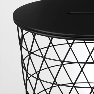 【新品未開封品】IKEA KVISTBRO クヴィストブロー リビングテーブル 収納付　ブラックの画像