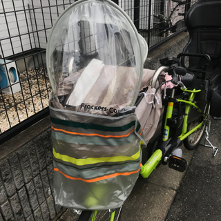 【無料】自転車の風除け　丸石自転車　frackers como