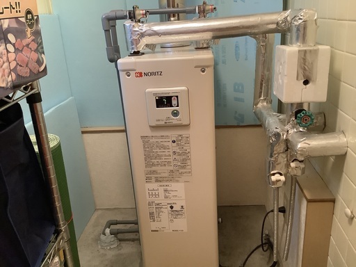 ２０１３年生ノーリツ石油給油器ox-307Fセミ貯湯式灯油ボイラー室内据置形函館市