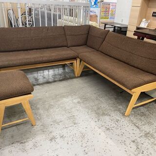 お子さんに大人気！【愛品館 江戸川店】コーナーベンチダイニングテーブル5点セット　ダイニングセット　ID:152-007746-007　配送可＆代引き配送可の画像