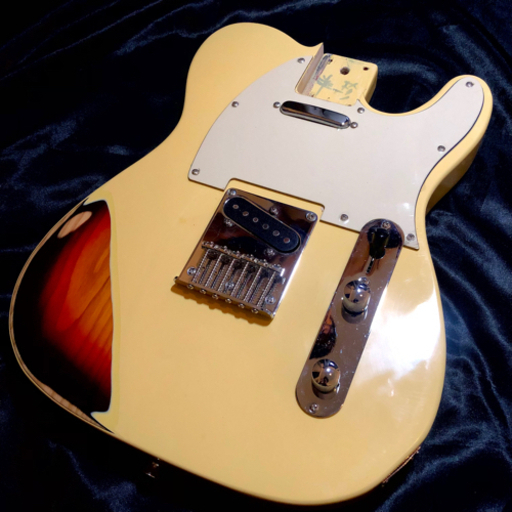 エレキギター　テレキャスター　アッシュボディ　マルチレイヤー　カスタムパーツ⑥