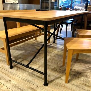 中古 IKEA / イケア ACTUS / アクタス ベンチダイニングセット