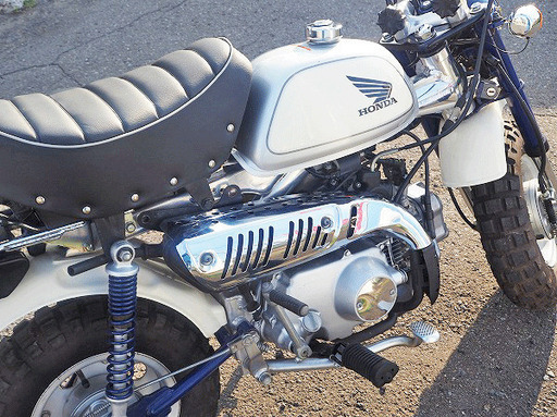 【バナナ】札幌保管 整備点検済み ホンダ/HONDA モンキー AB27 Z50J インジェクションモデル 50cc セイシェルナイトブルー 室内保管美品 走行距離 136.8km 販売証明作成可♪