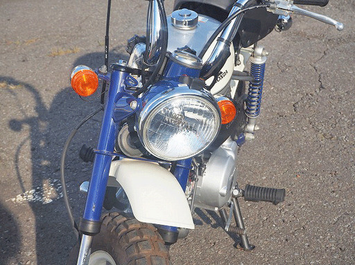 【バナナ】札幌保管 整備点検済み ホンダ/HONDA モンキー AB27 Z50J インジェクションモデル 50cc セイシェルナイトブルー 室内保管美品 走行距離 136.8km 販売証明作成可♪