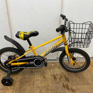 N009☆黄色・14インチ子供自転車☆防犯登録料込