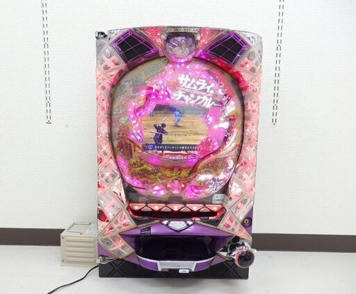 千歳市/恵庭市 タイヨーエレック デジパチ CRサムライチャンプルー3 ASX 1/77.7 パチンコ 実機 24V