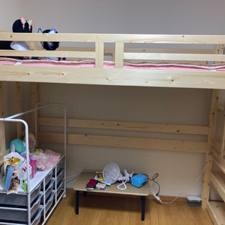 ロフトベッド　設置のみ未使用の画像