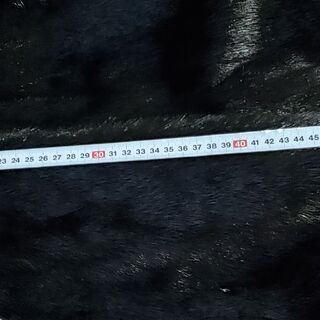 夏季大バーゲン　ブラック　ミンク　ハーフコートの画像