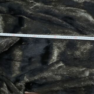 夏季大バーゲン　ブラック　ミンク　ハーフコートの画像