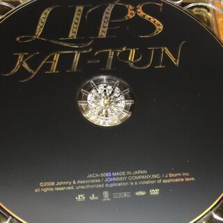 ★KAT-TUN 　 LIPS ［CD+DVD］＜初回限定盤＞ の画像