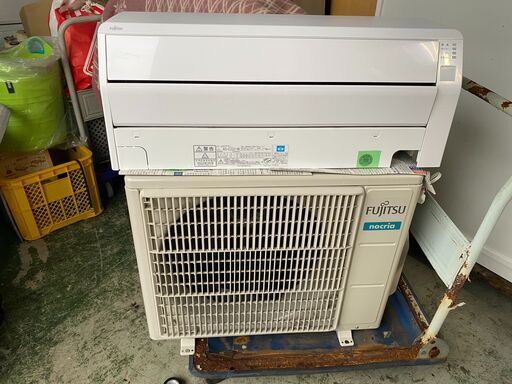 【富士通　nocria AS-C22J 2019年製　主に6畳用　動作確認済み　中古②】