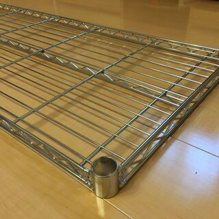 【未使用】メタルラック棚板/アイリスオーヤマ　120cmｘ46cm ポール径25mmの画像