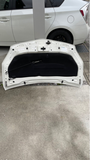 プリウス ZVW30 ボンネット フードパネル パールホワイト 070
