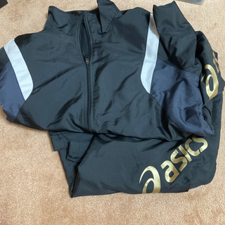 【0円】ASICS ウィンドブレーカー　上下セット　アシックス