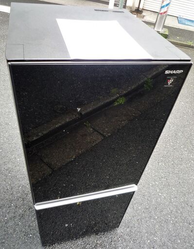 ☆シャープ SHARP SJ-GD14F-B 137L 2ドアノンフロン冷凍冷蔵庫◆2020年製・プラズマクラスター