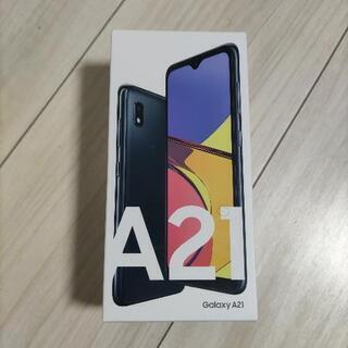 SAMSUNG GALAXY A21 64GB ブラック SCV...