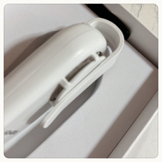 ご購入者様決定꒰未使用꒱マスク用扇風機 循環器 白 エアーファン 口元 循環作用 マイナスイオン