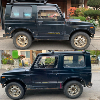 ジムニーJA11 H6年車 走行距離119千km  MTタイヤ付きの画像