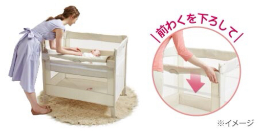 【無料でミニ布団サービス！取りに来てくれる方限定で特価です！】アップリカ ココネルエアー　ベビーベッド　ミルク ベビーベッド・布団 | ベビーカー・抱っこひものアップリカ | Aprica
