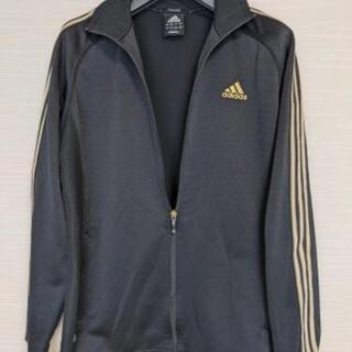 【adidas】アディダス黒のジャージ上の画像