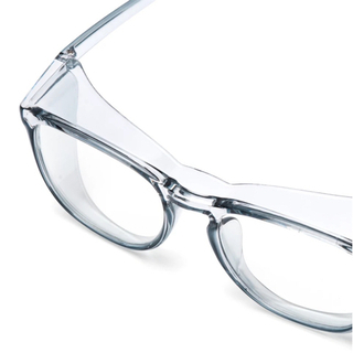 安全メガネ 正方形フレーム　保護メガネ　 感染予防　花粉症　飛沫感染予防の画像