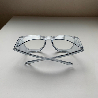 安全メガネ 正方形フレーム　保護メガネ　 感染予防　花粉症　飛沫感染予防の画像