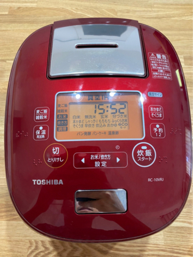 TOSHIBA  炊飯器　RC-10VRJ