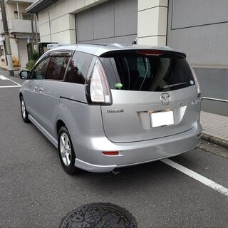 プレマシー20S　H21後期モデル　車検4/5　走行89000ｋ 純正ＨＤＤナビ＆地デジＴＶ　カラーバックカメラ　ＥＴＣ　両側パワースライドドア　キセノン　15ＡＷ　7人乗の画像