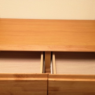 ニトリ ワードローブ アルナス2 80LBRの画像