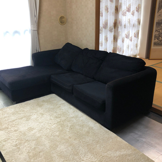 L字形ソファー　横浜市磯子区