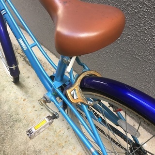子供用自転車　24インチ　青色の画像