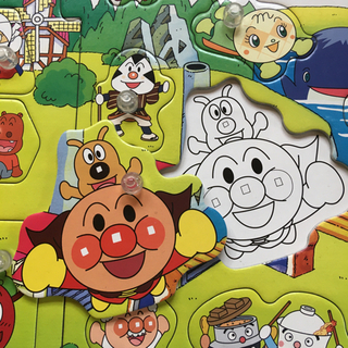 アンパンマン　型はめパズルP21の画像