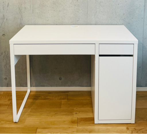 【IKEA】MICKE ミッケ（デスク, ホワイト105x50 cm）