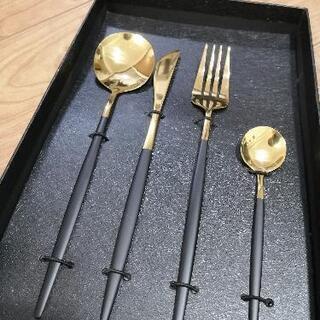 [新品]クチポール風カトラリー4点セット