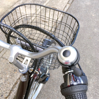 電動アシスト自転車✨26インチ　ブラウン✨6段階変速ギア付き✨中古品(2021年5月購入品)✨未使用に近いキレイな状態✨の画像