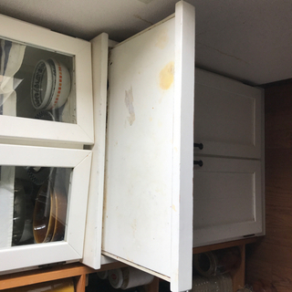 食器棚　ホワイトの画像
