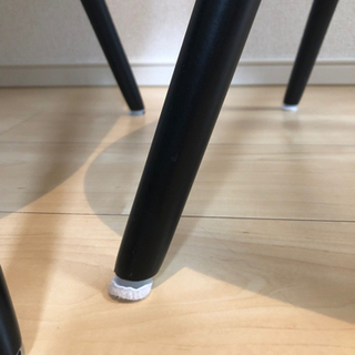 木目調イームズチェアリビング チェア 2脚セット の画像