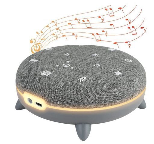 【新品・未使用】ホワイトノイズマシン 快眠グッズ 睡眠誘導 7種サウンド タイマー機能安眠グッズ Bluetoothスピーカ 心地よい癒し音 RGBライト搭載ベビーサウンド 無段階音量調節 睡眠改善 集中力アップ 睡眠負債解消 防音 遮音 騒音 耳鳴り プレゼント ギフト テレワーク 赤ちゃん 寝かしつけ 向け 自宅 オフィス ヨガ トラベル