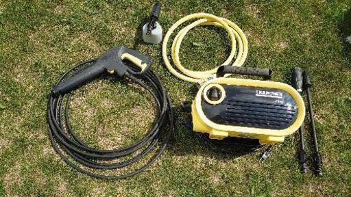ケルヒャー　家庭用高圧洗浄機　付属品多数　（中古品）