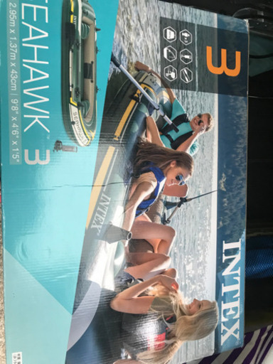 【新品　未使用】インテックス　ボート　インフレータブル　intex seahawk3 シーホーク　